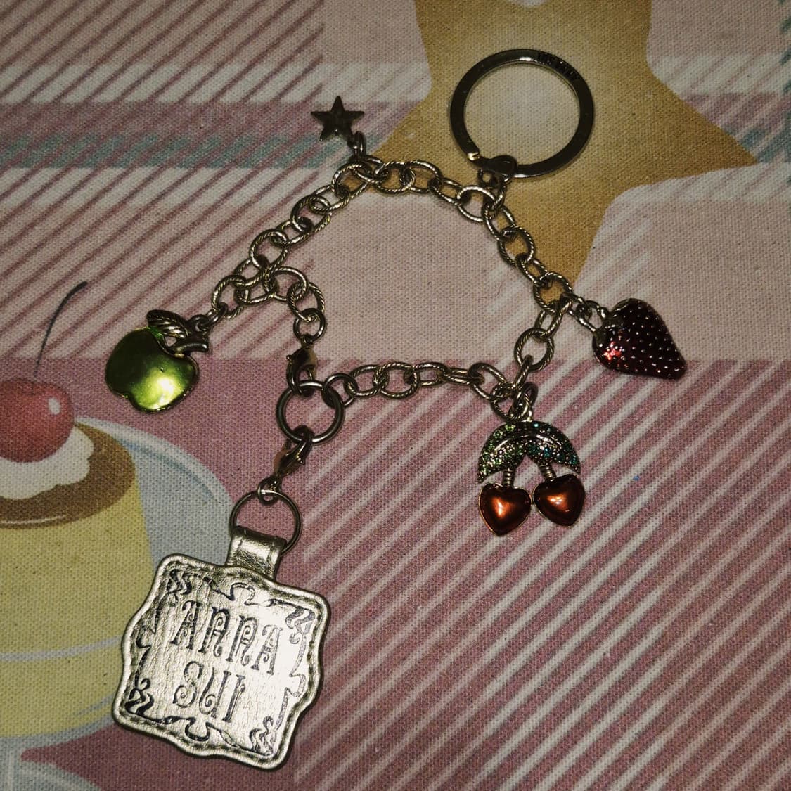 06s 안나수이 과일 레이어드 레더 키링 상품이미지6