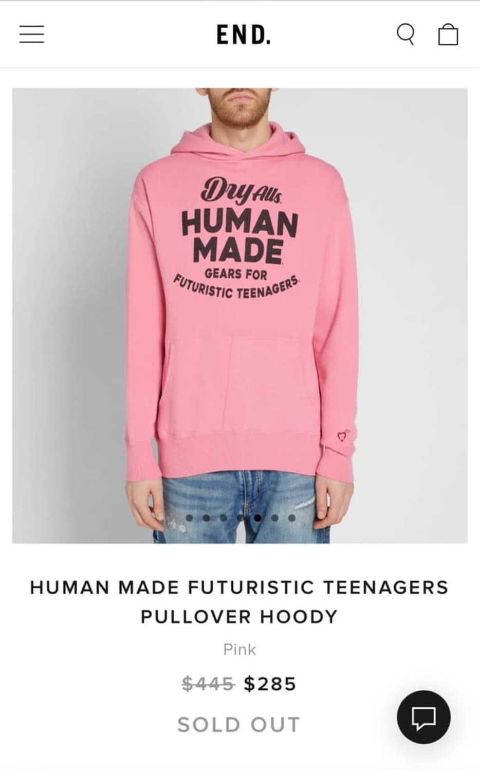 휴먼메이드 후드티 상품이미지2