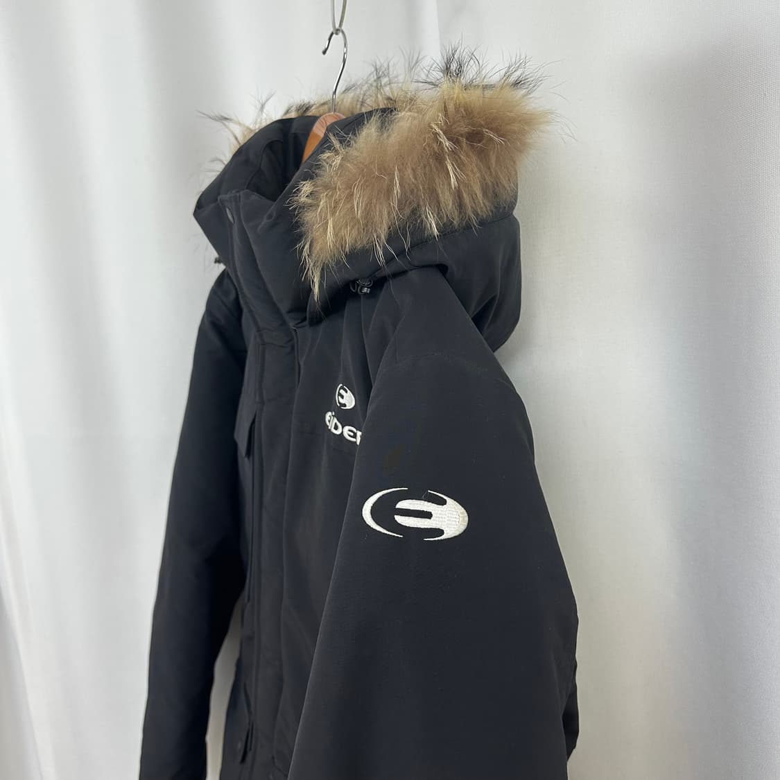   아이더 남자 패딩점퍼 방한패딩 오리털 검정 XL  EIW 상품이미지3