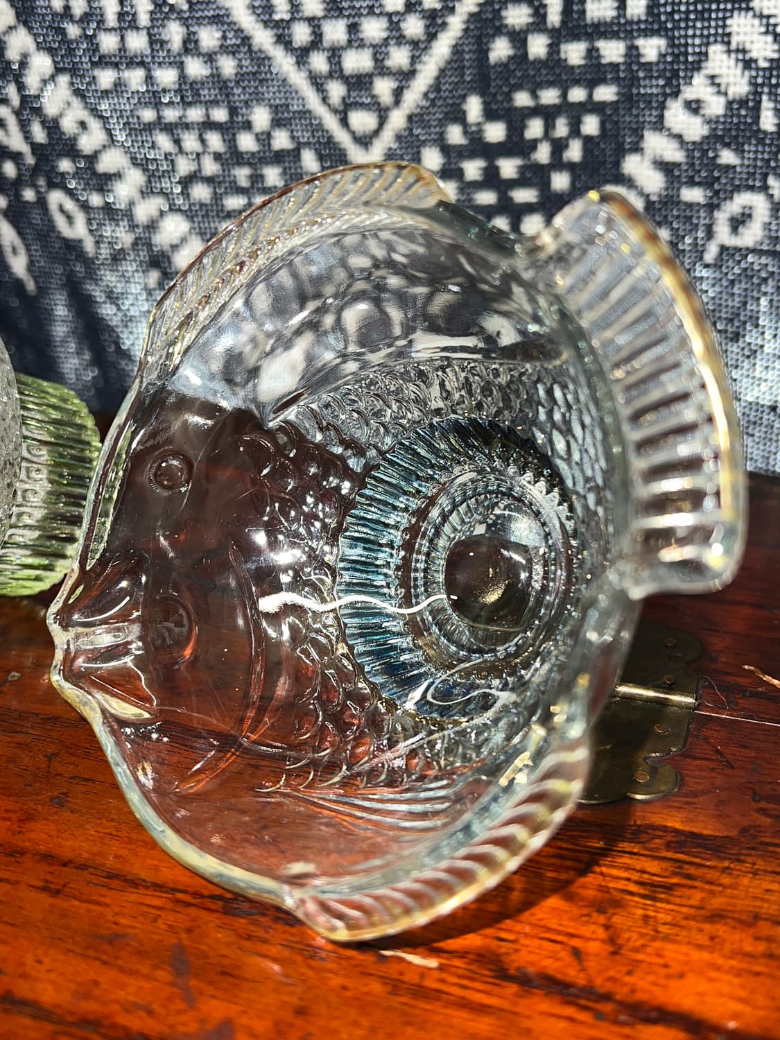 70s Korean Pressed Glass Fish bowl 상품이미지5