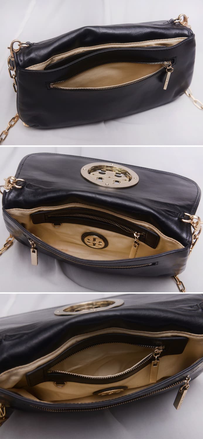 토리버치 레바 금장 빅로고 복스레더 WOC 체인 크로스백 (클러치) 상품이미지9