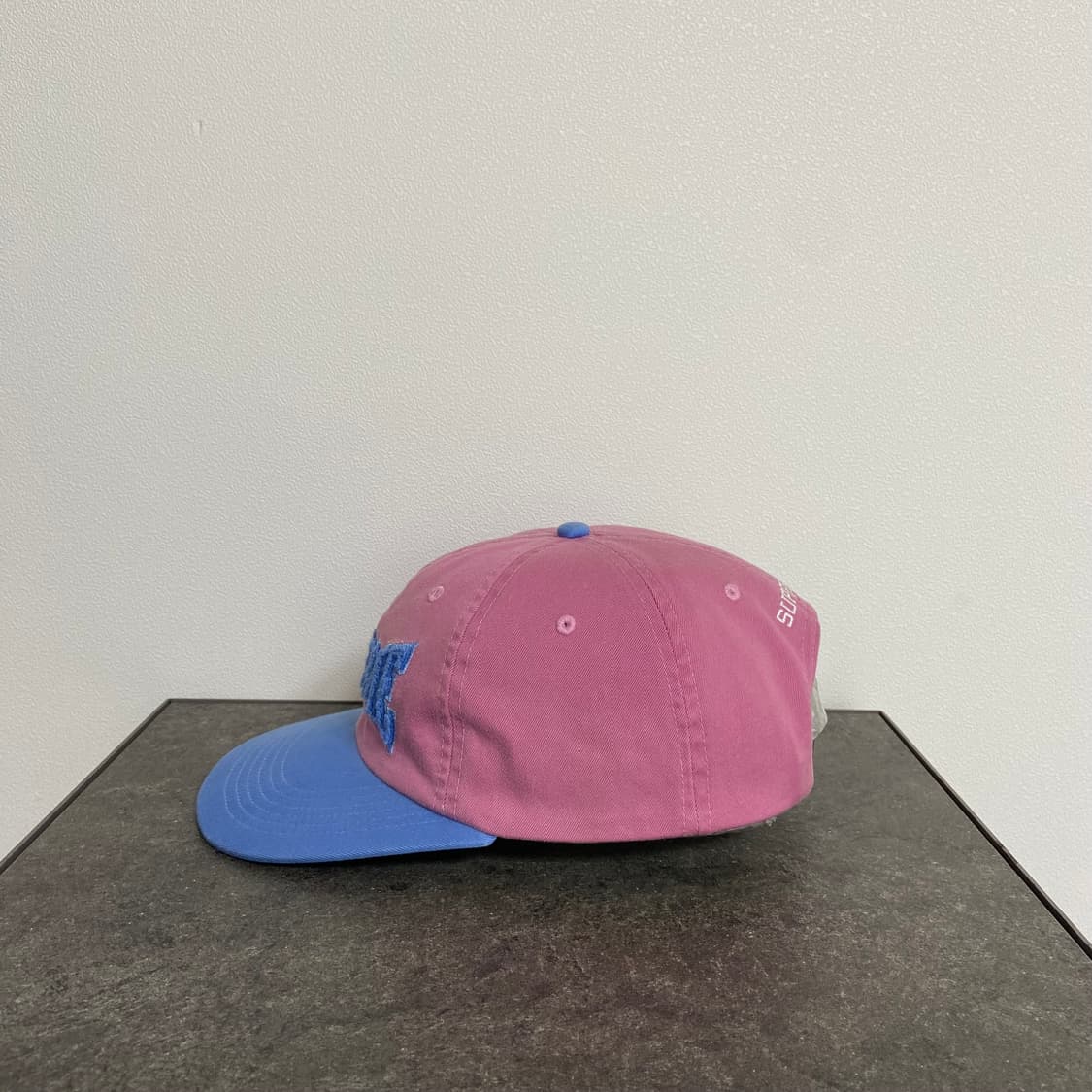 (OS) 슈프림 6패널 볼캡 모자 투톤 핑크 상품이미지2
