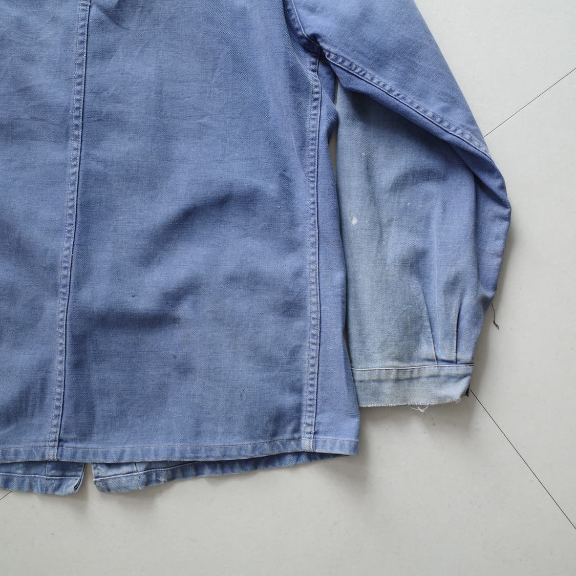 60s 프렌치 Solida 클럽카라 워크 초어자켓 (95) 상품이미지9