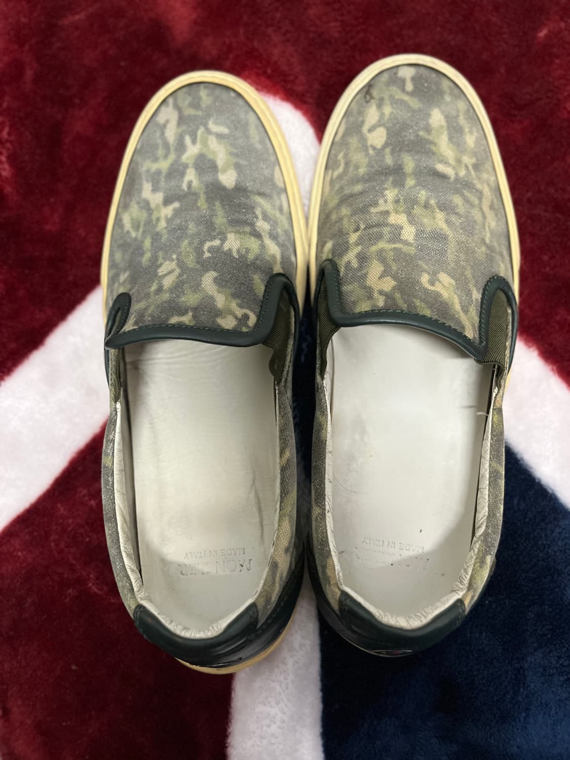 Moncler 카모 패턴 슬립온 41(265mm) 정품 상품이미지6