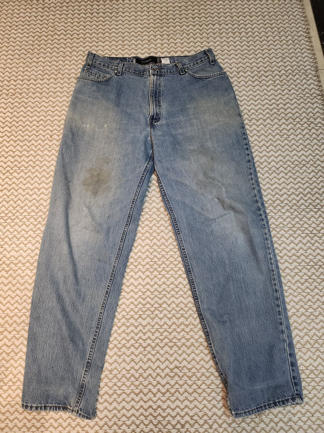 90s 미제 실버탭 루즈 38 상품이미지1