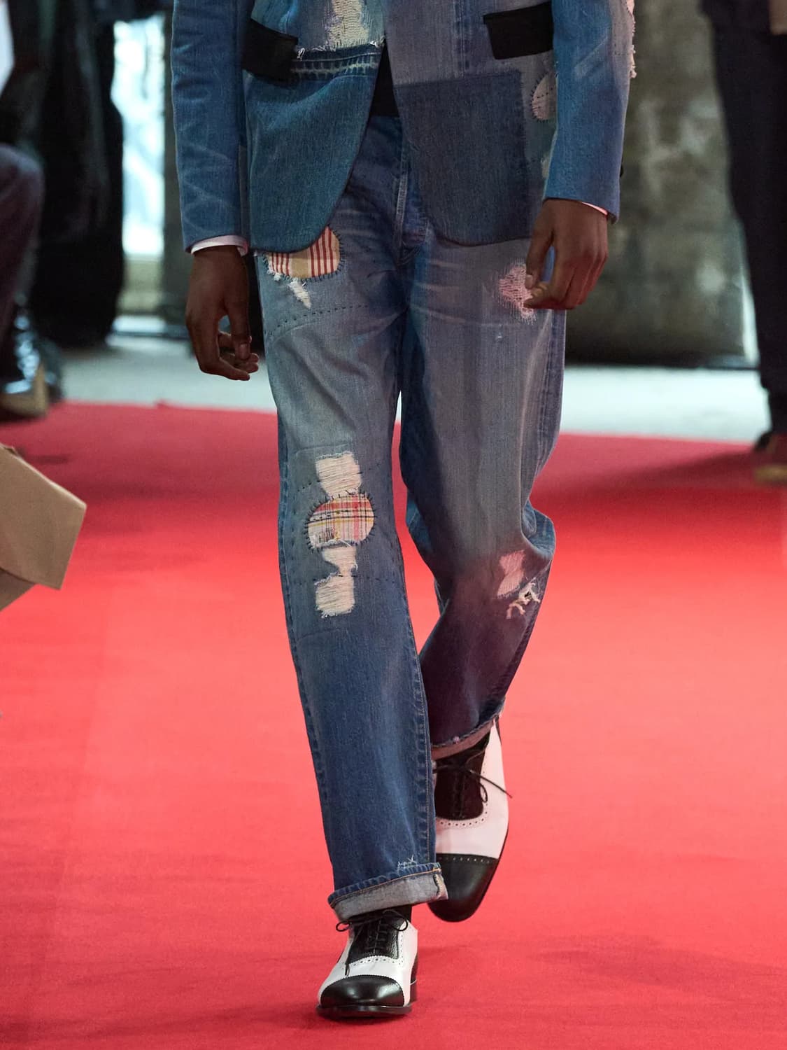 준야 와타나베 리바이스 25ss 패치 데님 상품이미지1