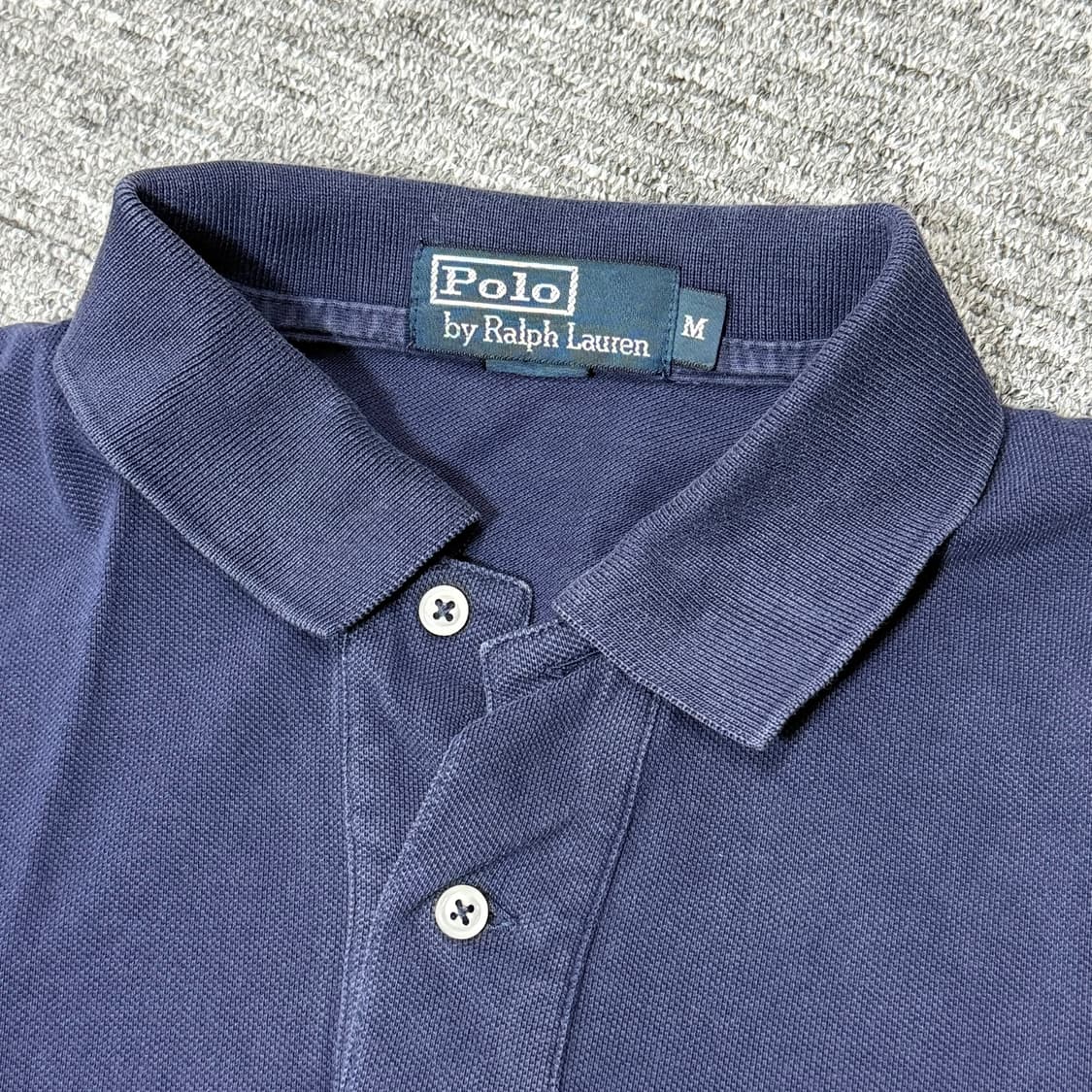 빈티지 폴로카라 반팔티 (Navy) | 총기장 수선 상품이미지4