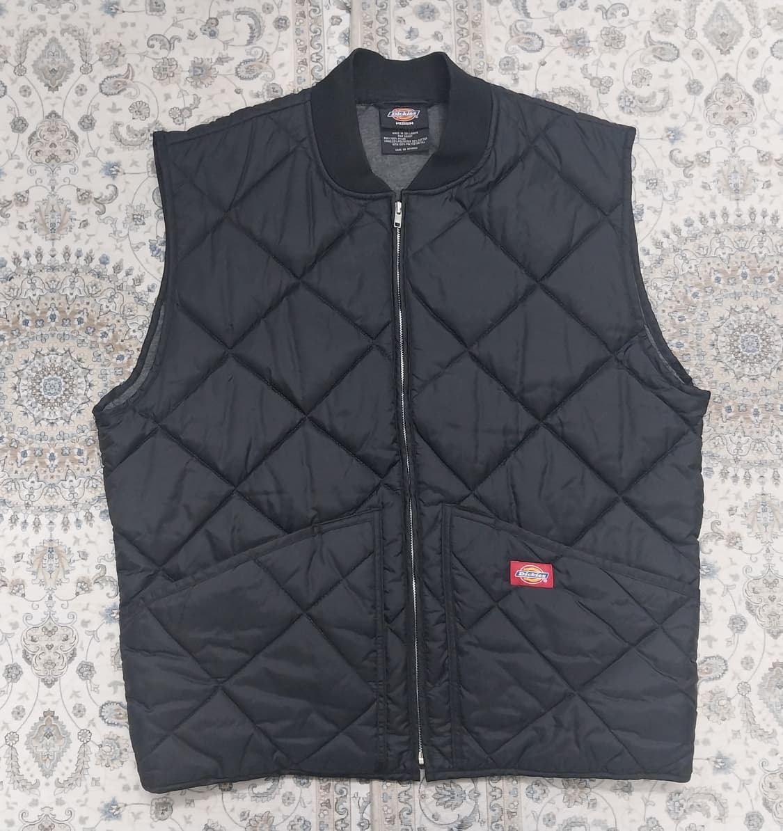 디키즈 퀼팅 조끼 블랙 M 상품이미지1