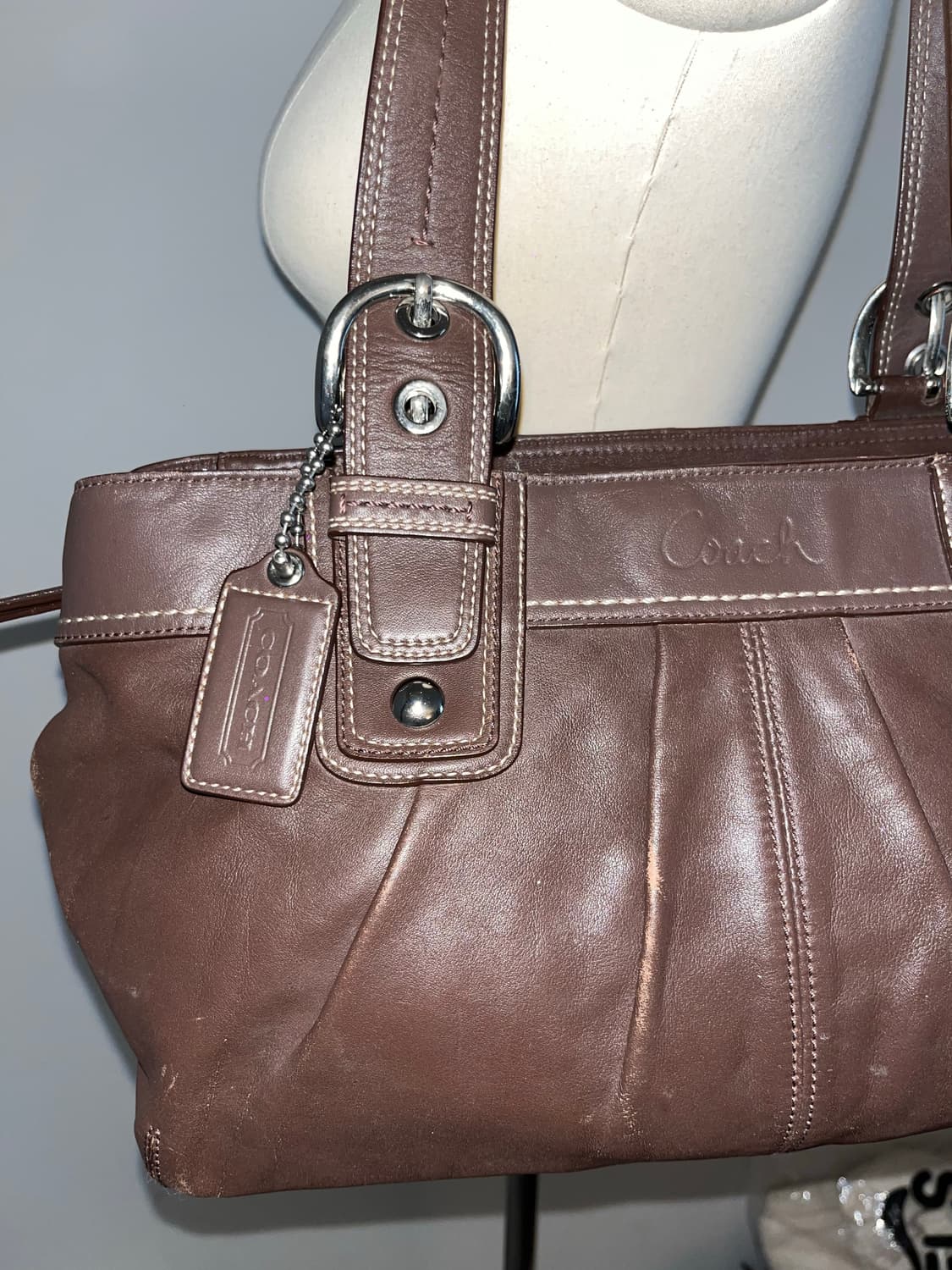 90ss COACH All Brown Shoulder bag 상품이미지6