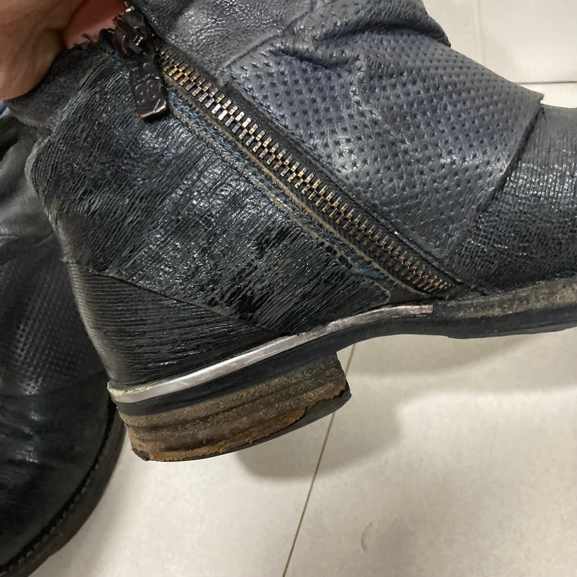 A.S.98 컷오프 드레이프 부츠 상품이미지7