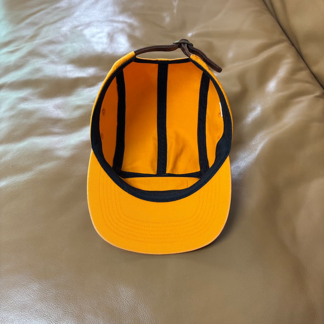 Supreme 슈프림 오렌지 캠프캡 모자 (Washed Orange) 상품이미지6