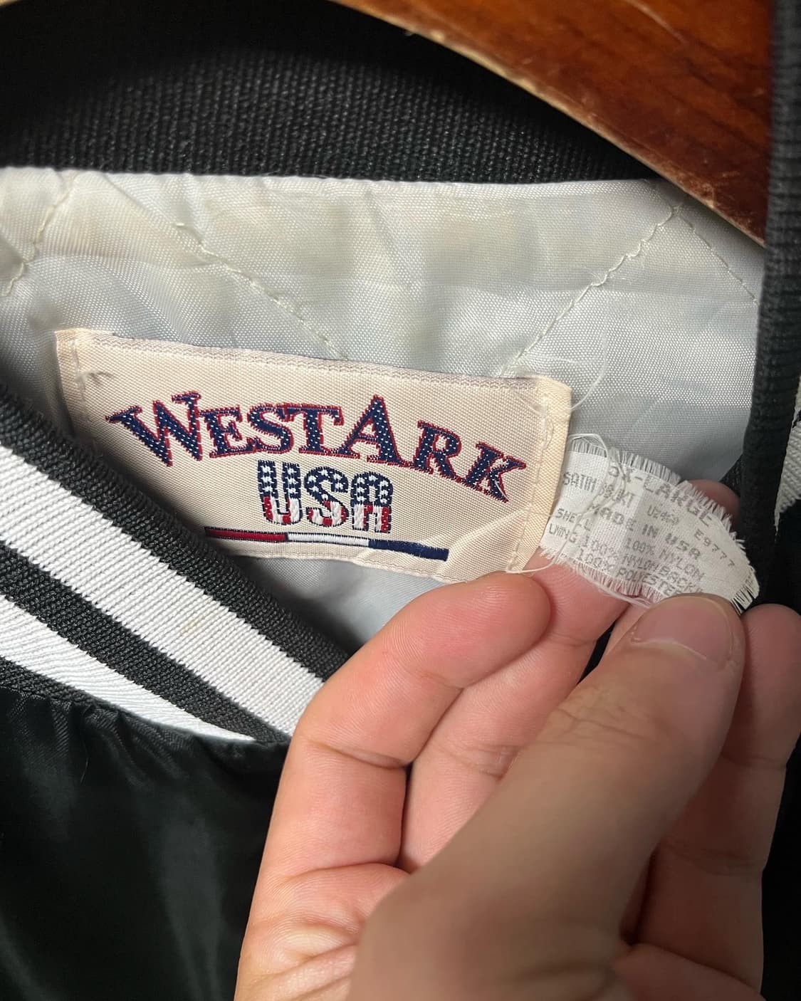 3XL) WEST ARK SATIN JACKET 상품이미지3