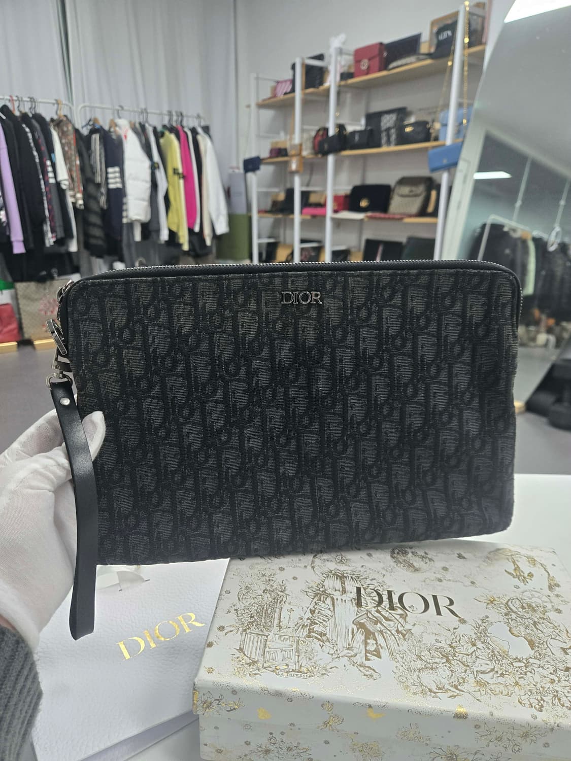 [50%세일] 디올 오블리크 아이패드 클러치백 상품이미지1