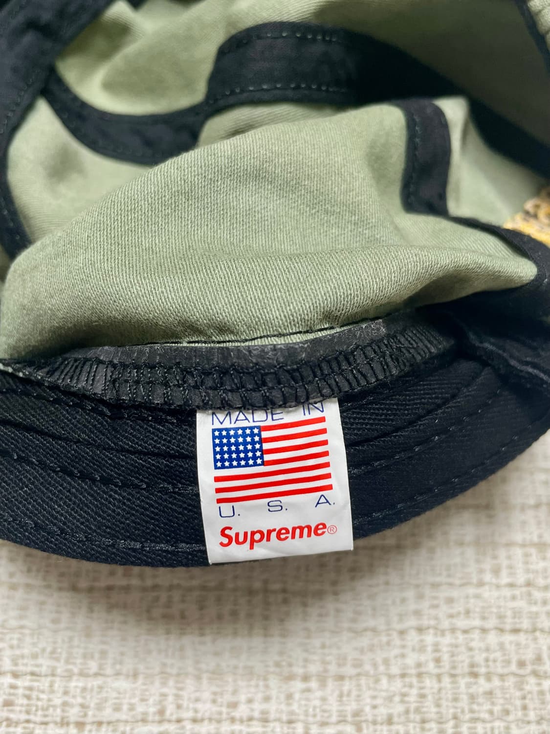 20fw 슈프림 밀리터리 캠프캡 올리브 상품이미지4