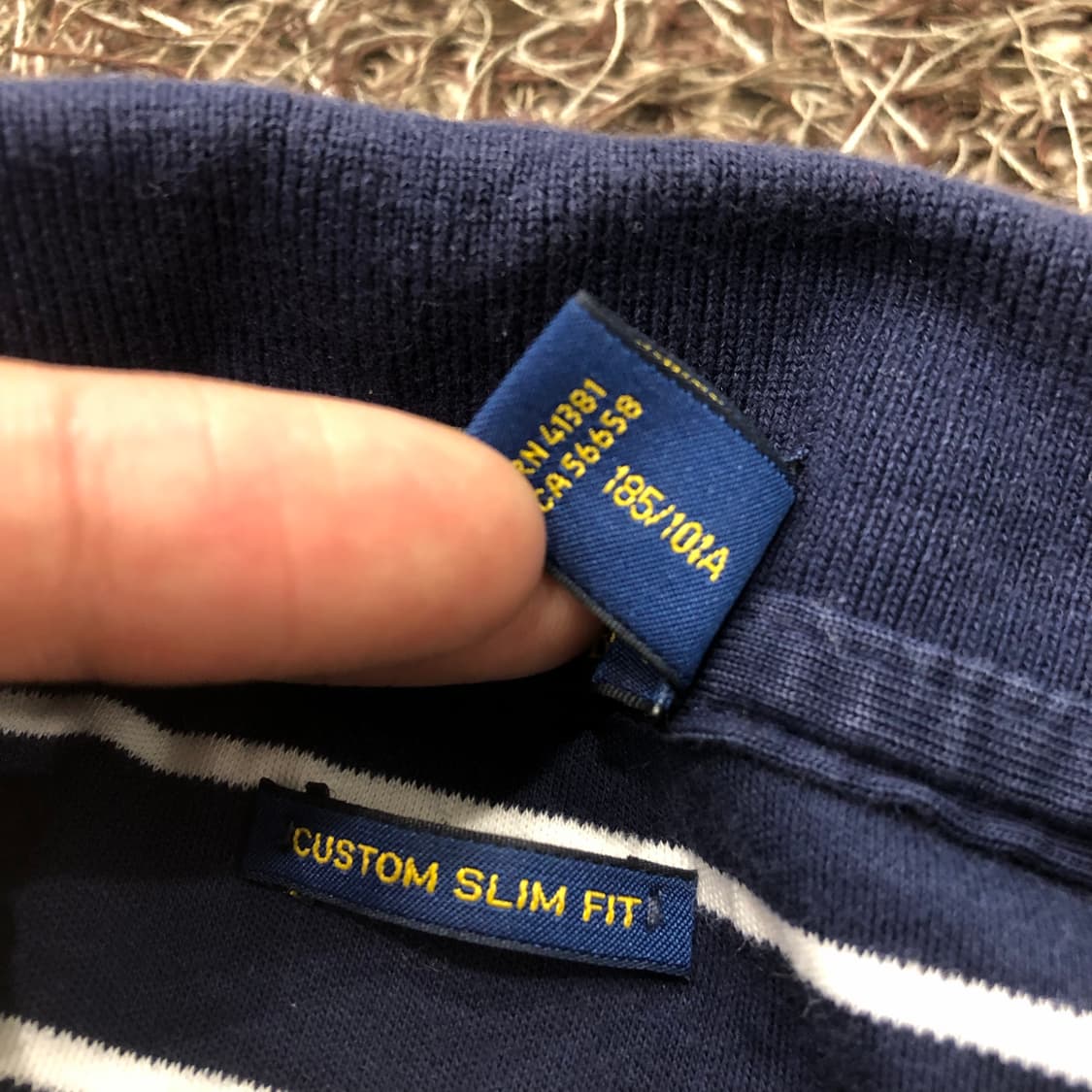 폴로 랄프로렌 스트라이프 포니 PK 카라 반팔 티셔츠 상품이미지4