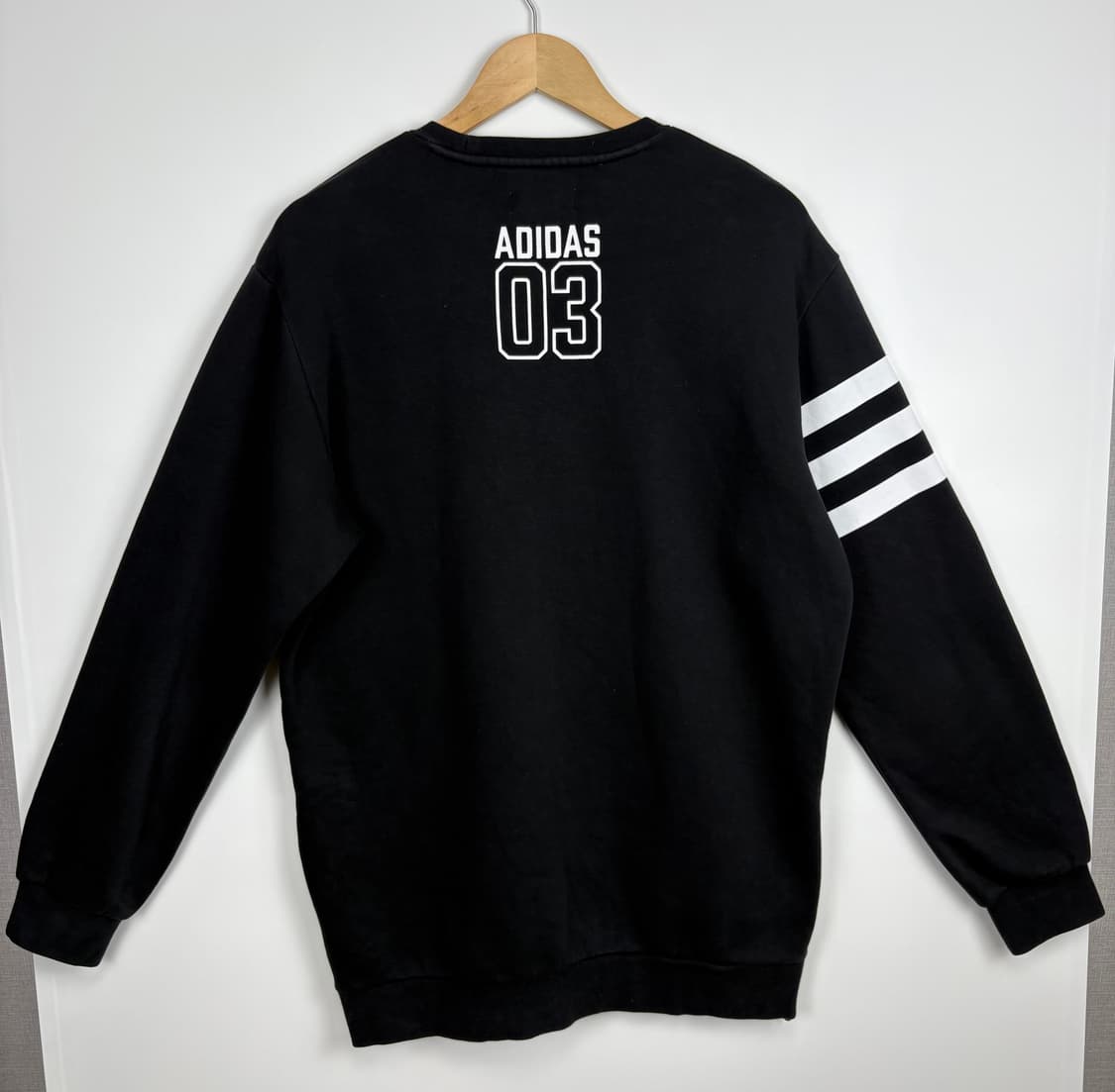 아디다스 빅로고 프린팅 맨투맨 (기모) 상품이미지4