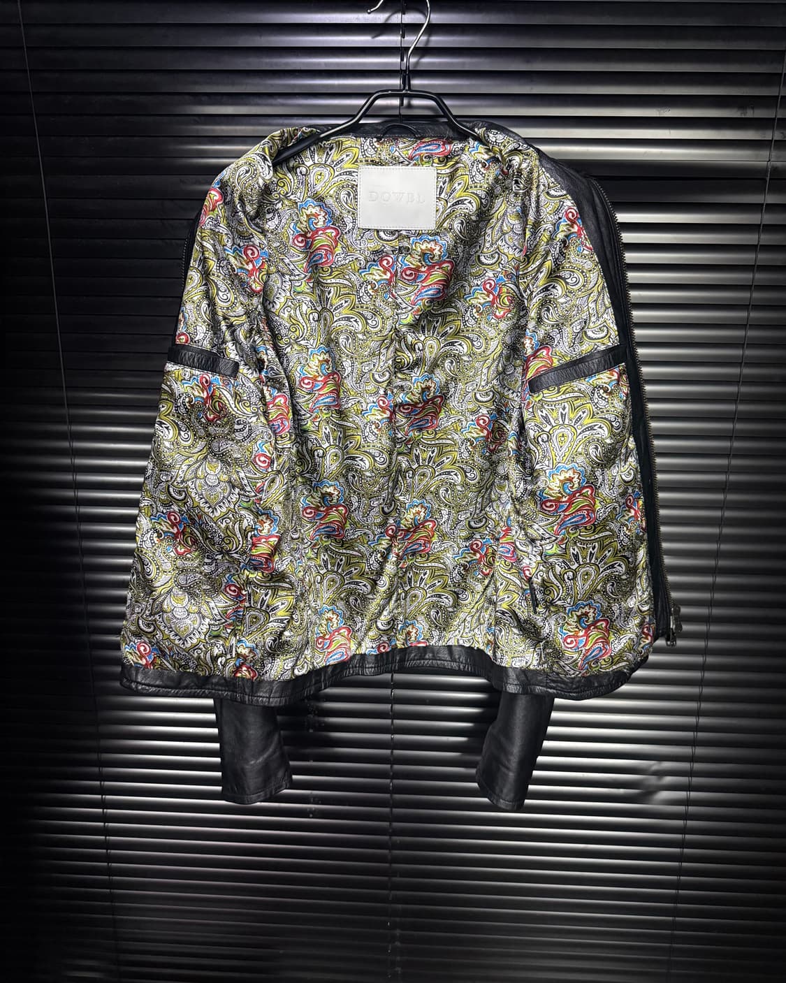 염소 가죽 라이더 바이커 락시크 고스 펑크 고딕 워크 자켓 집업 레더 M 상품이미지9