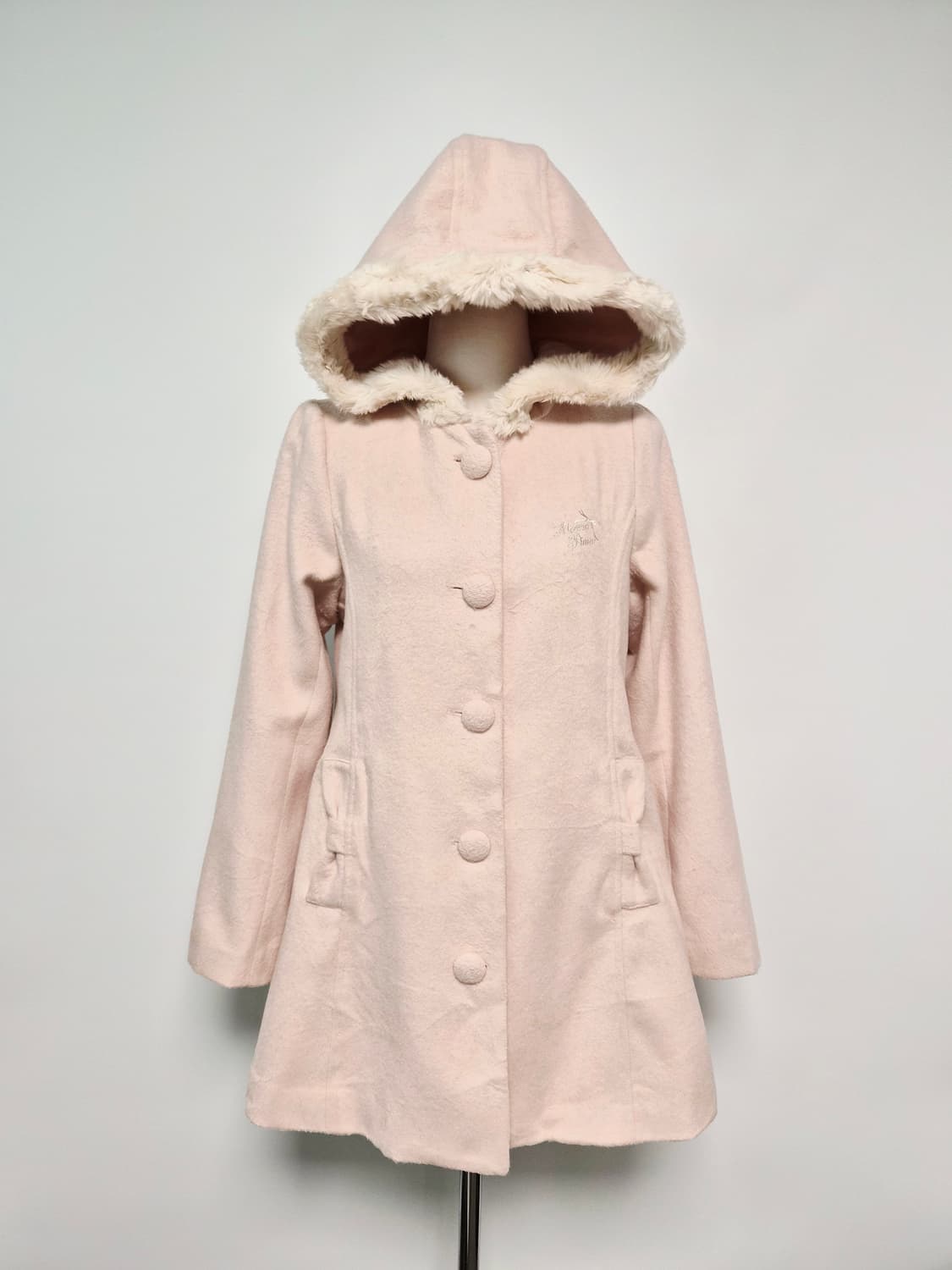 메조피아노 L사이즈 핑크코트 갸루 러블리 상품이미지1