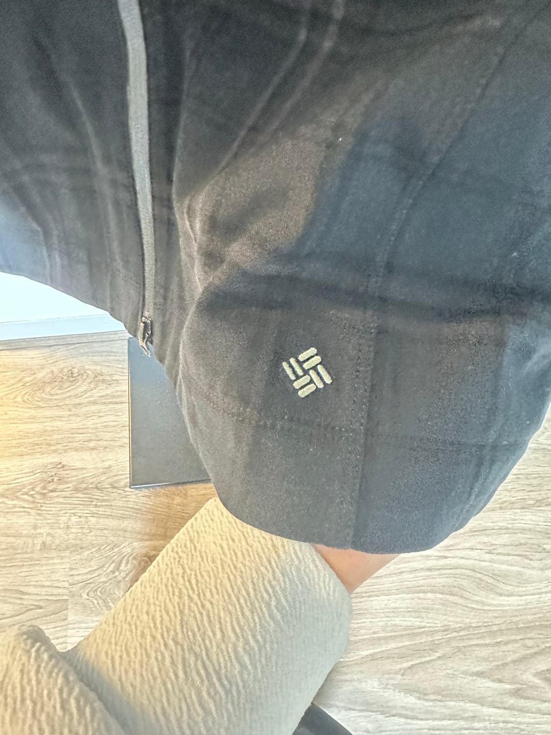 콜롬비아 올드스쿨 옴니히트 체크 후드 자켓 -95사이즈 상품이미지8