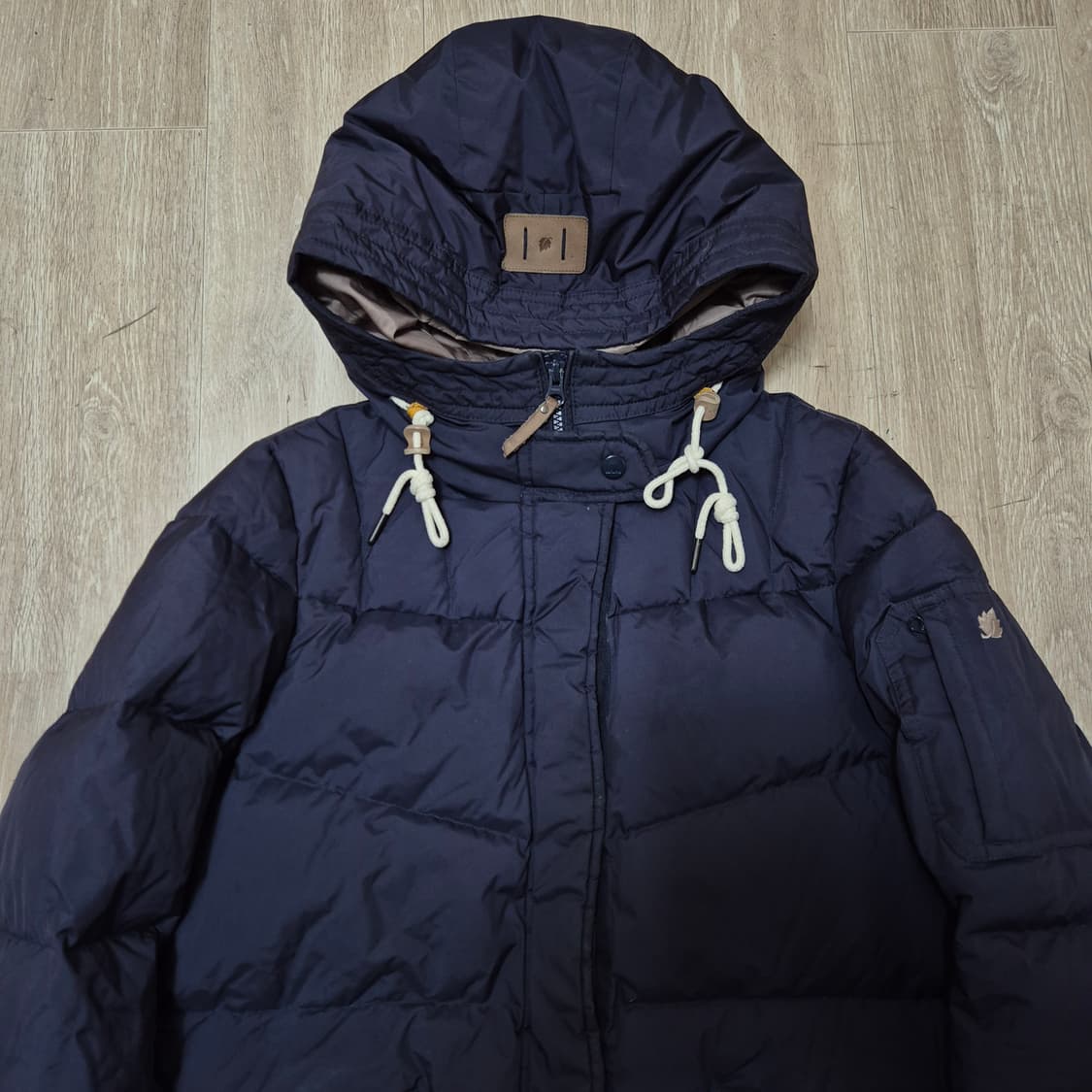 라푸마 LHT 미디엄 구스다운 후드 롱패딩 점퍼 L(100) 상품이미지2