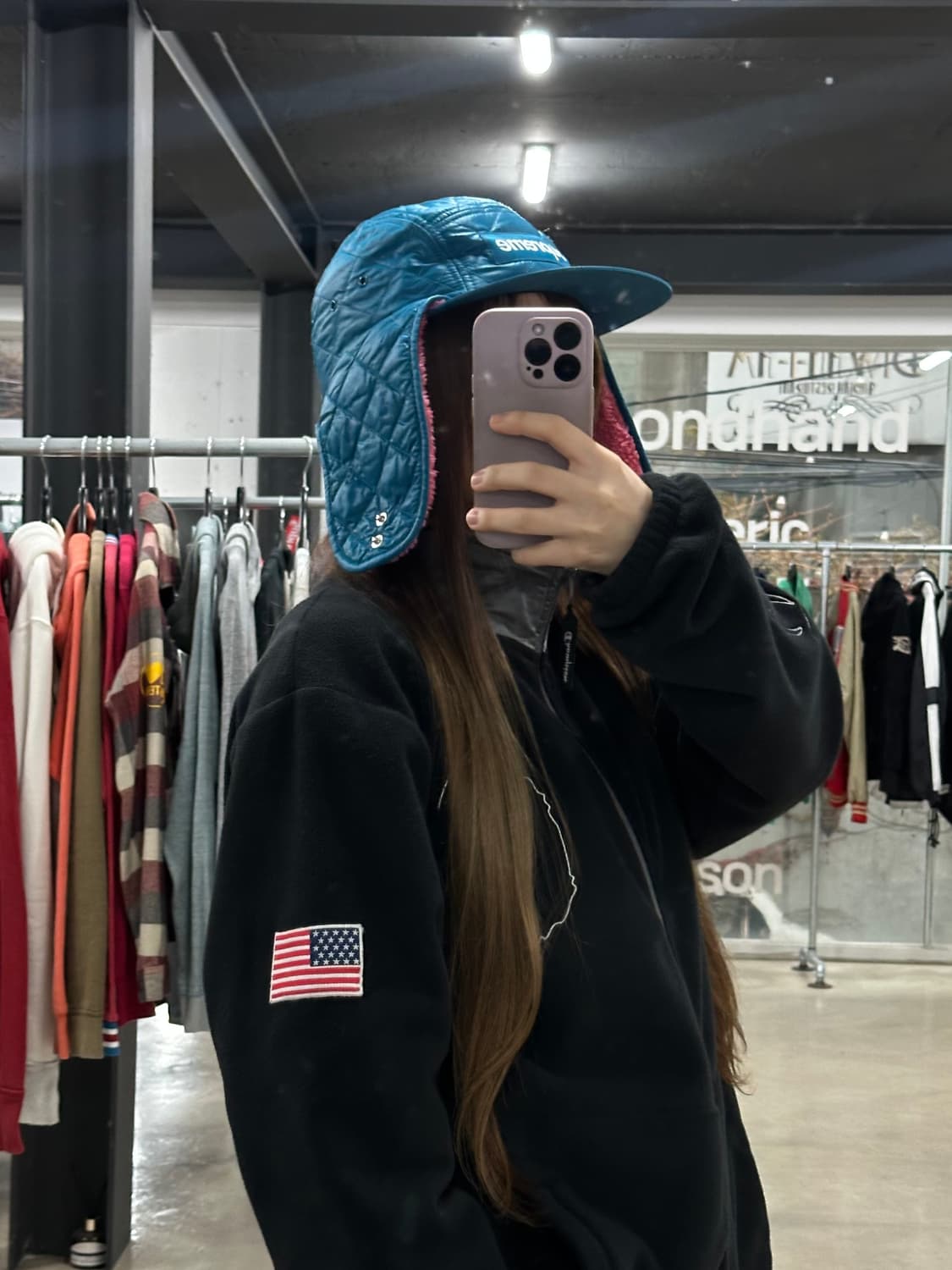 슈프림 이어플랩 퀼티드 트루퍼햇 상품이미지3