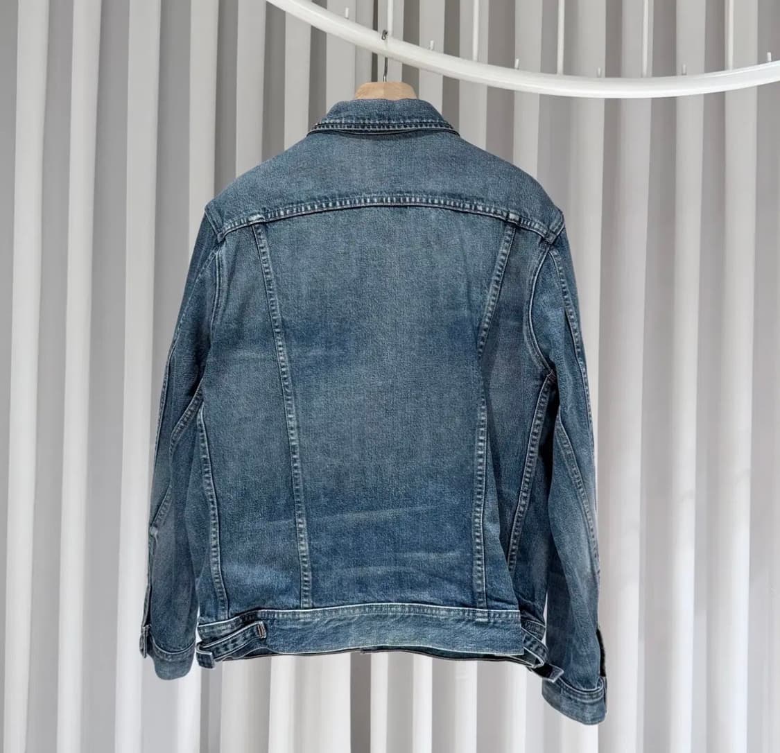 L / 톰포드 워시드 데님 트러커 청자켓 상품이미지4