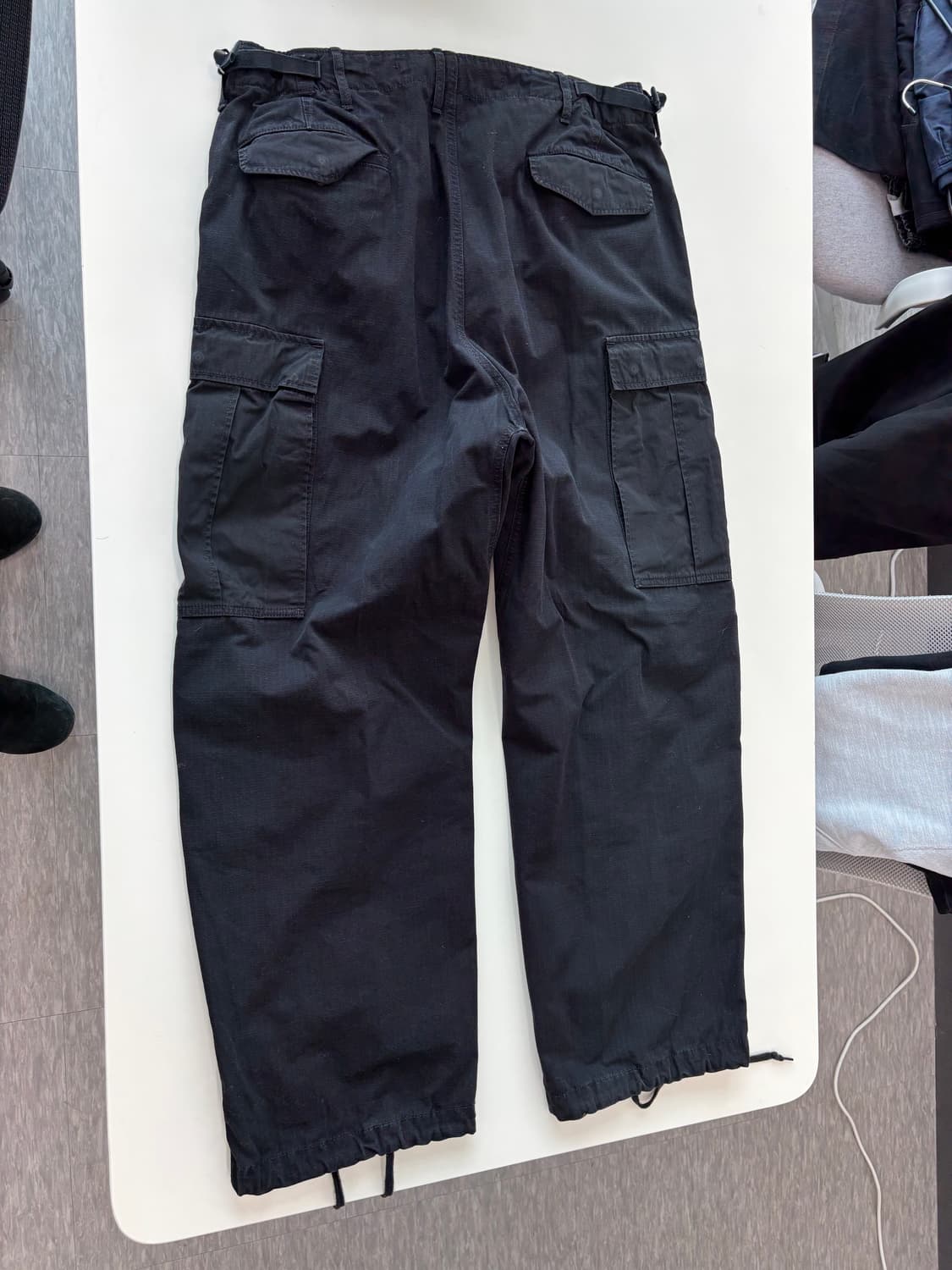 [36] 나나미카 카고 팬츠 블랙 상품이미지3