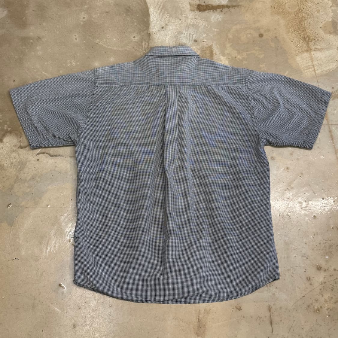 M 스투시 체크 반팔 셔츠 상품이미지3