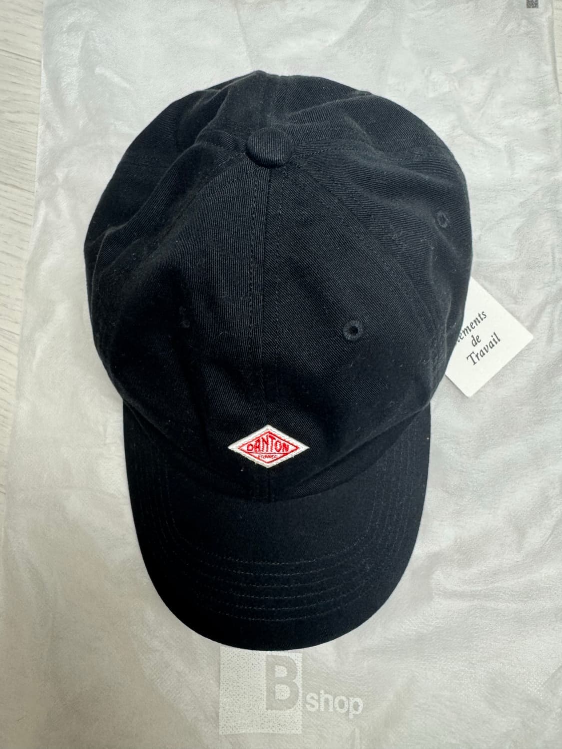 단톤 볼캡 블랙 새상품 판매합니다! 상품이미지1