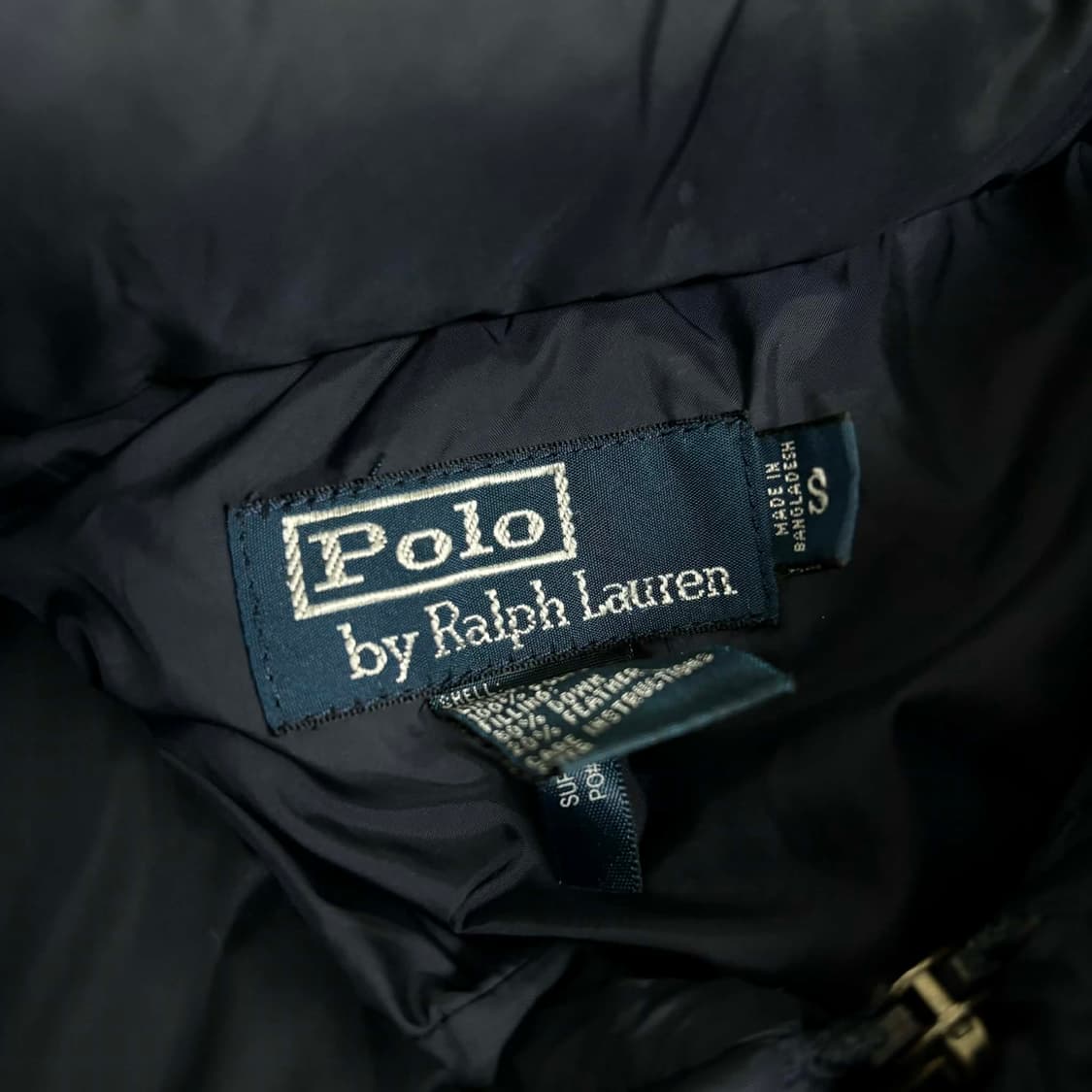 폴로 랄프로렌 네이비 덕다운 푸퍼 패딩(S) 상품이미지6