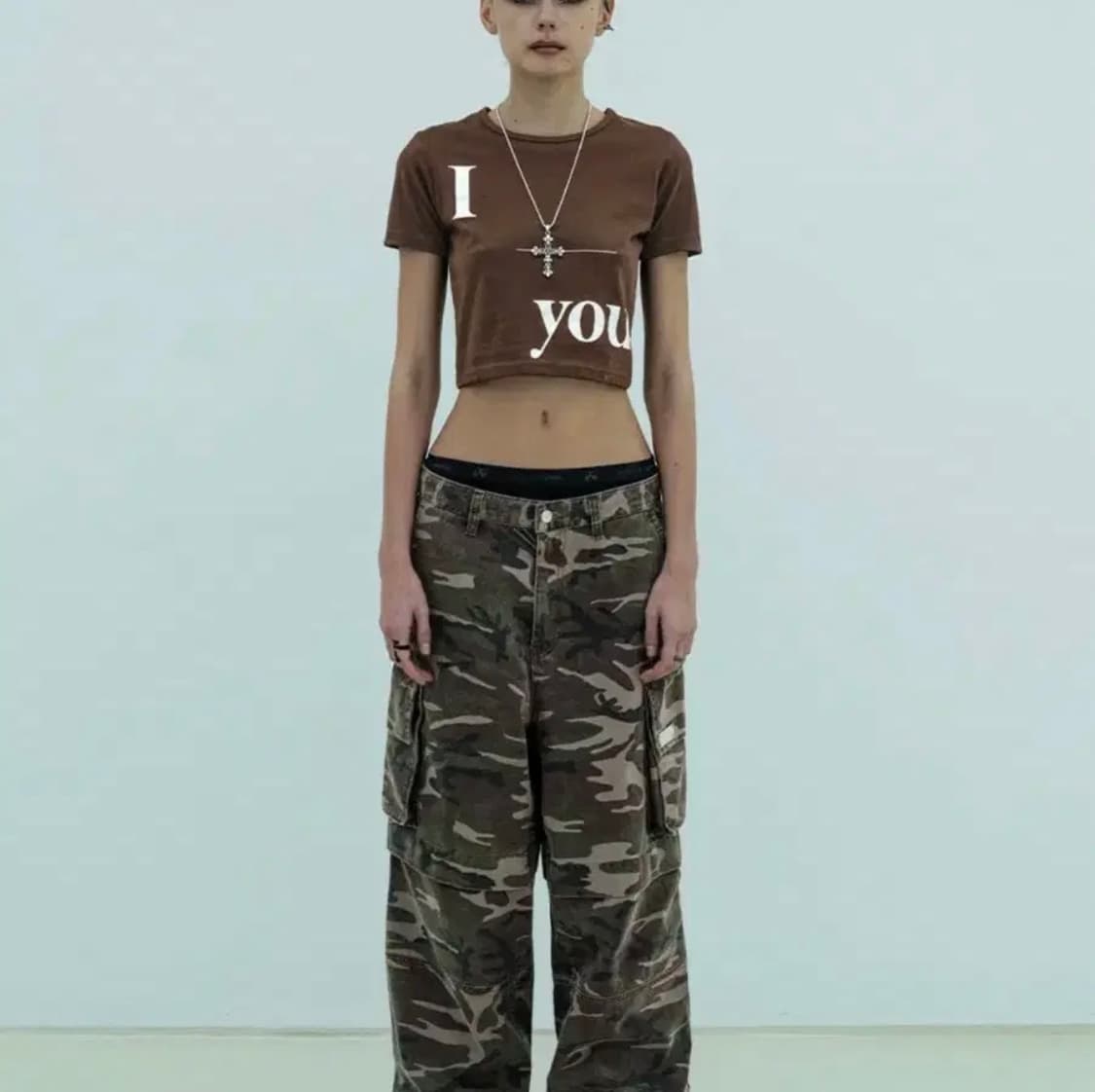 Leey yeel 카모 카고팬츠 1사이즈 상품이미지1
