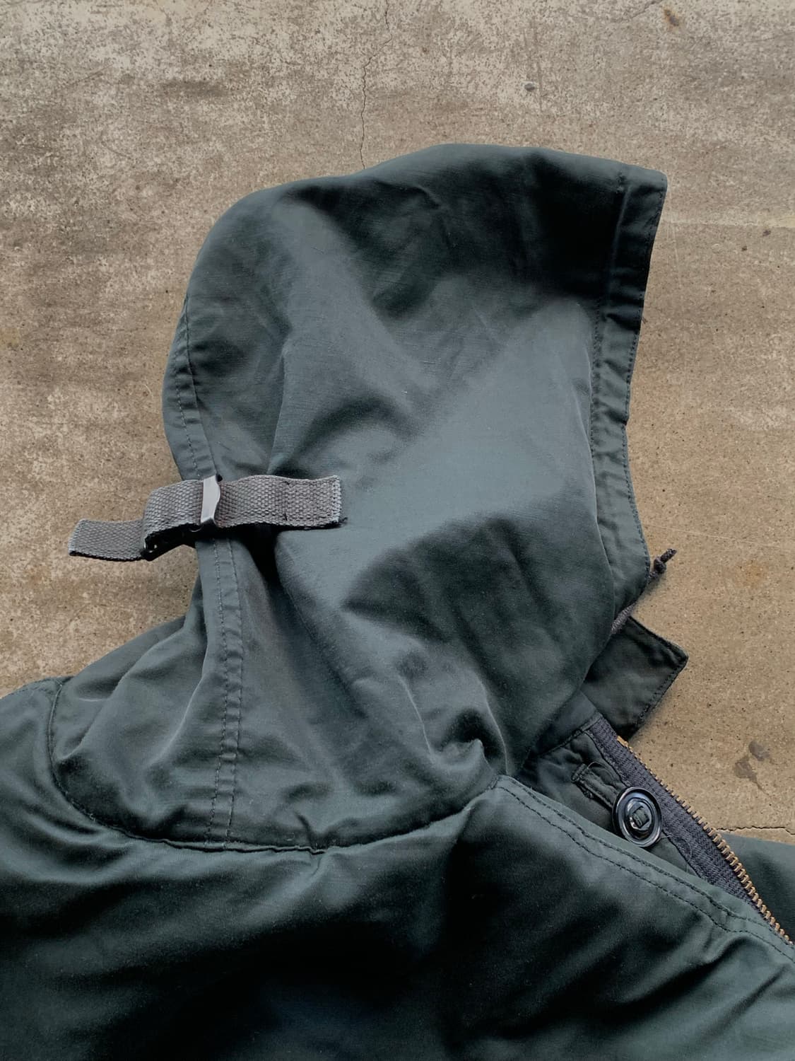 80s 로얄 캐네디언 네이비 콜드 웨더 파카 (롱/엑스라지) 상품이미지7