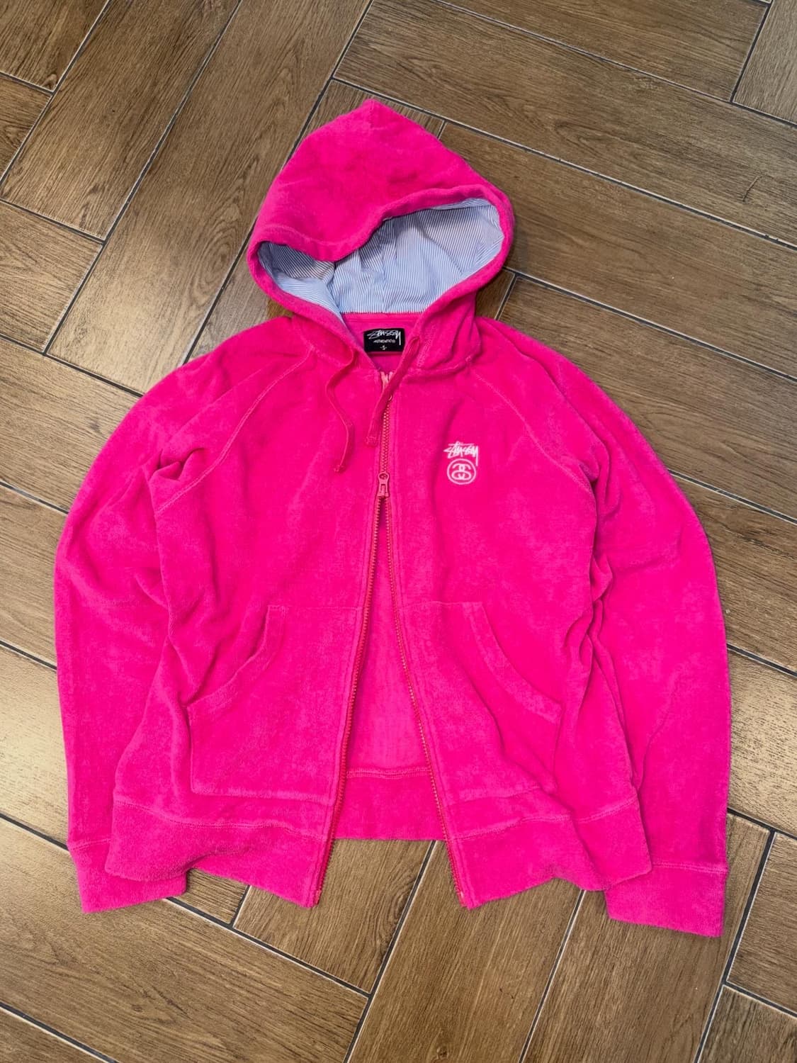 Stussy Pink Two-Way Hood Zip-Up 상품이미지8