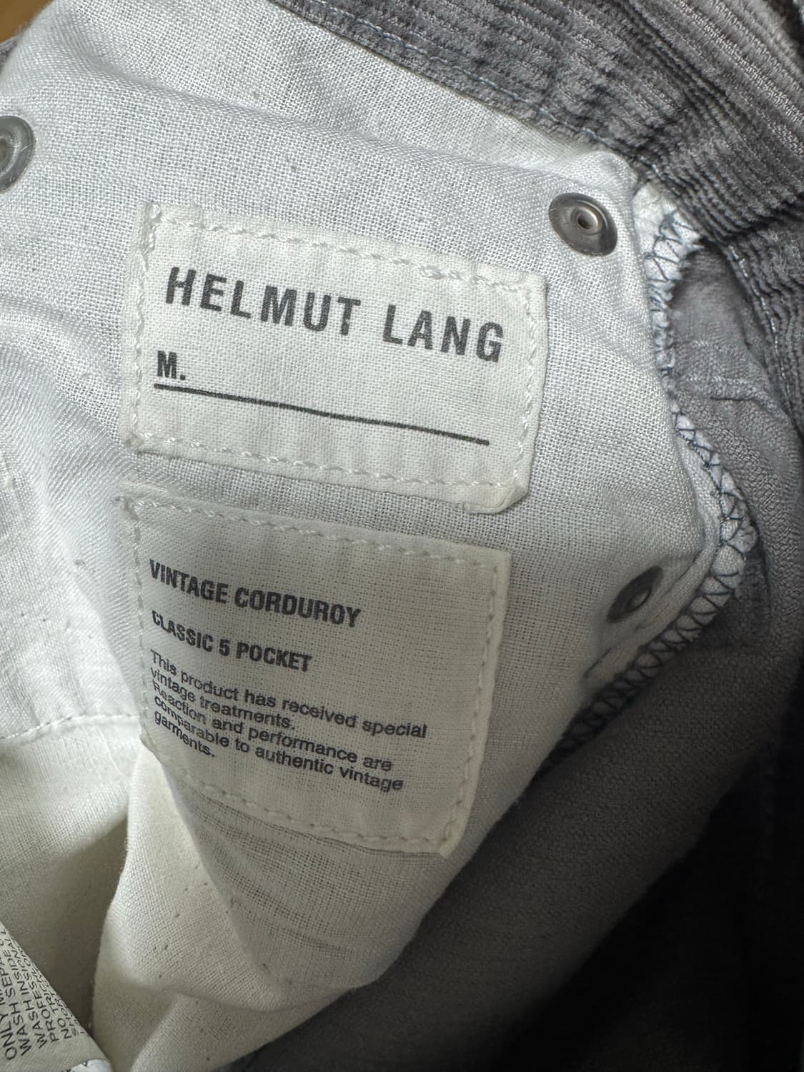helmut lang 코듀로이 팬츠 30 상품이미지3