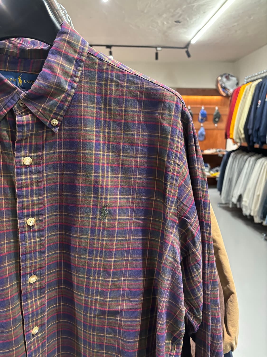 폴로 랄프로렌 체크 셔츠 상품이미지6