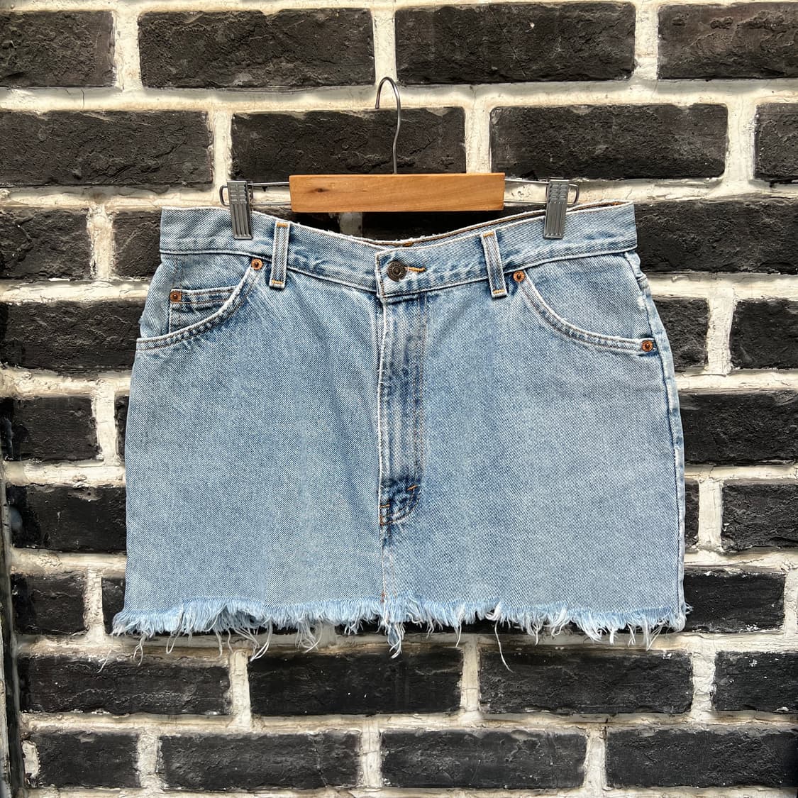 00s 빈티지 리바이스 데님 스커트 상품이미지1