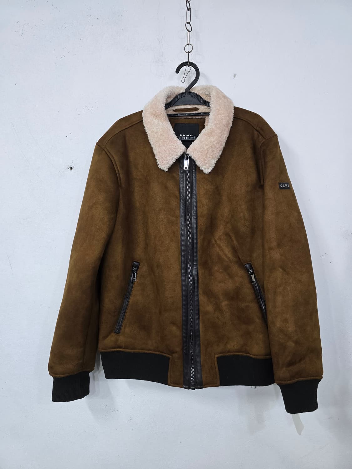 DKNY 무스탕 자켓 브라운 상품이미지1