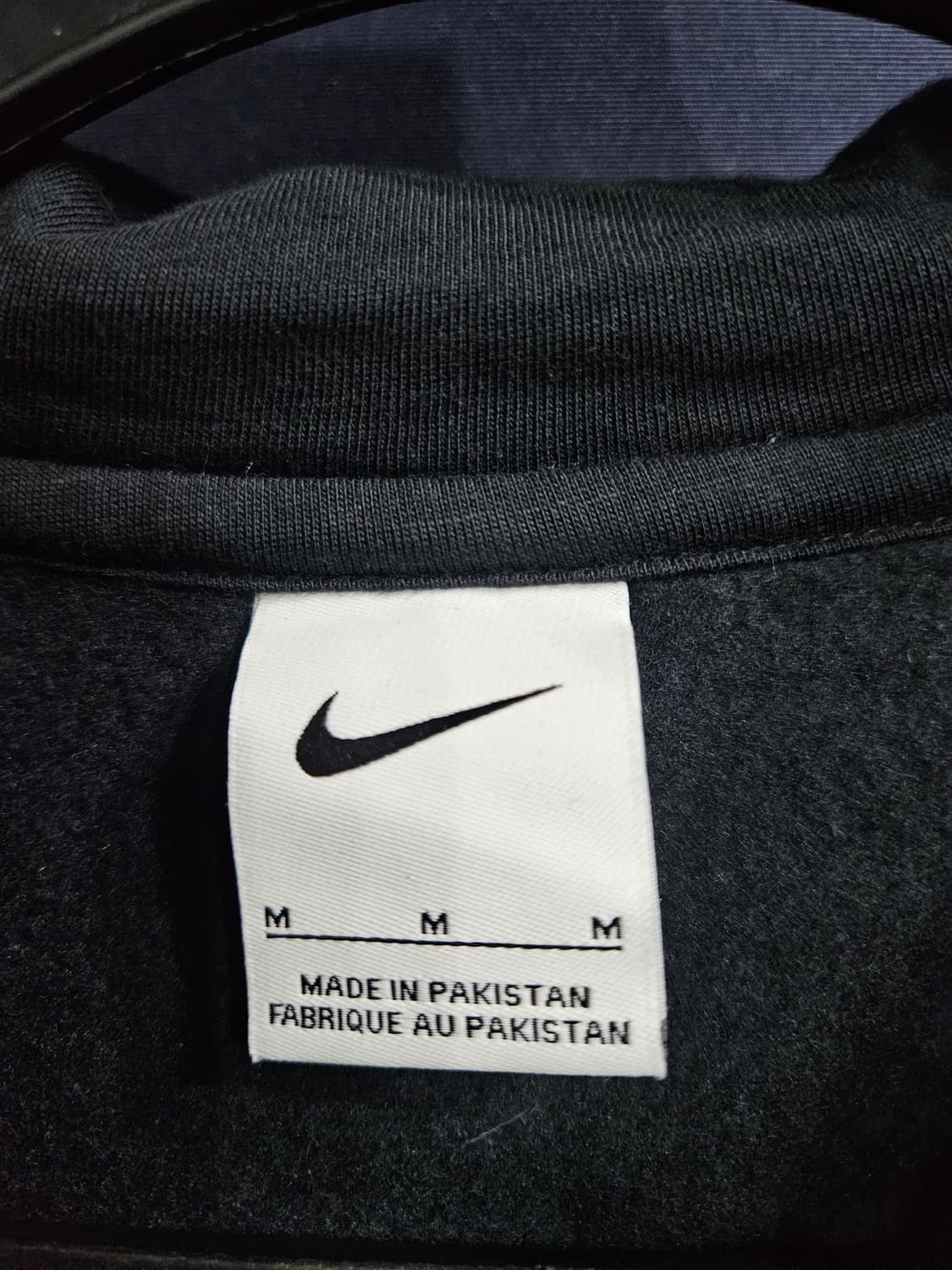 나이키 자수로고 차콜컬러 남성 100 기모 후드집업 상품이미지3