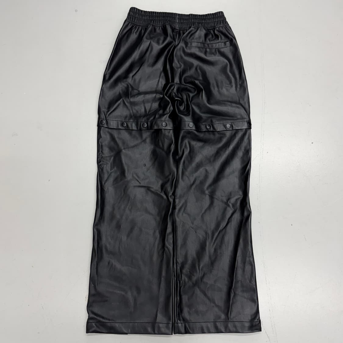 아디다스 레더 코팅 부츠컷 파이어버드 유광 와이드 분리형 트랙팬츠 상품이미지3