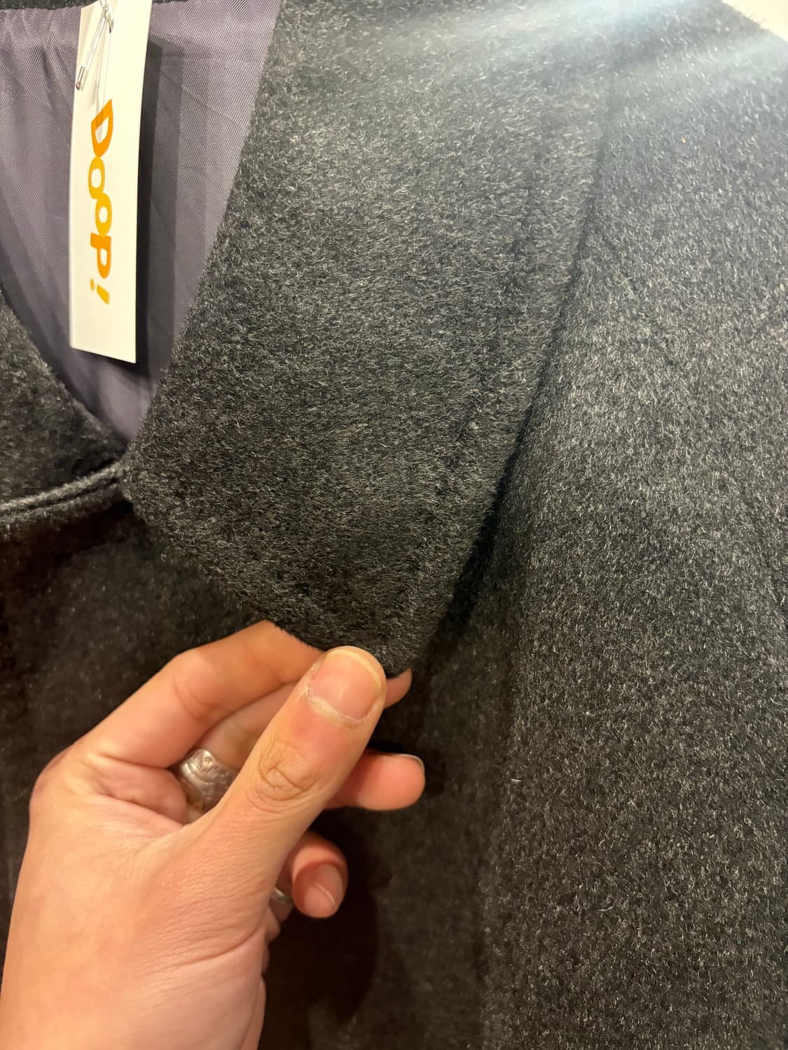 빈티지 캐시미어 코트 상품이미지6