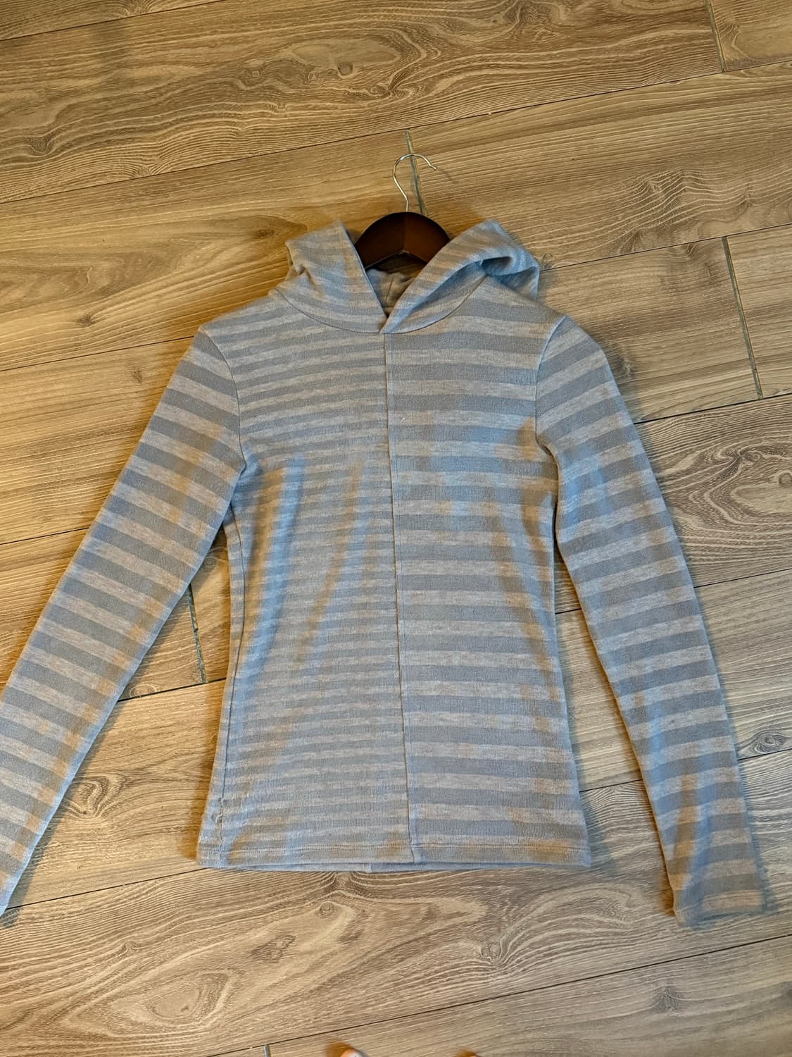 코이세이오 믹스드 스트라이프 후디 퍼플 COYSEIO Mixed Stri 상품이미지2