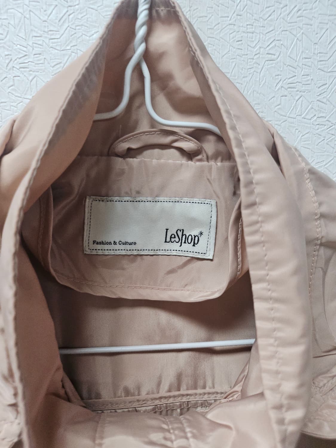 Le shop 연핑크 후드집업 바람막이 자켓 S 85 상품이미지3