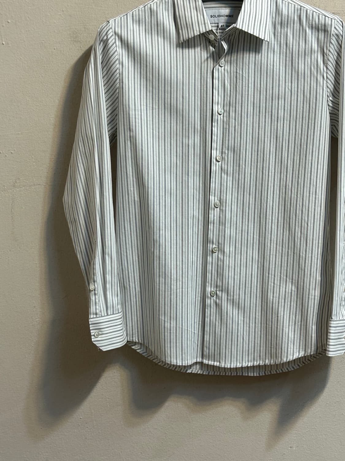 솔리드옴므 스트라이프 클래식 셔츠 상품이미지3
