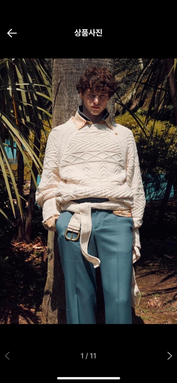 렉토 리조트 니트 상품이미지1