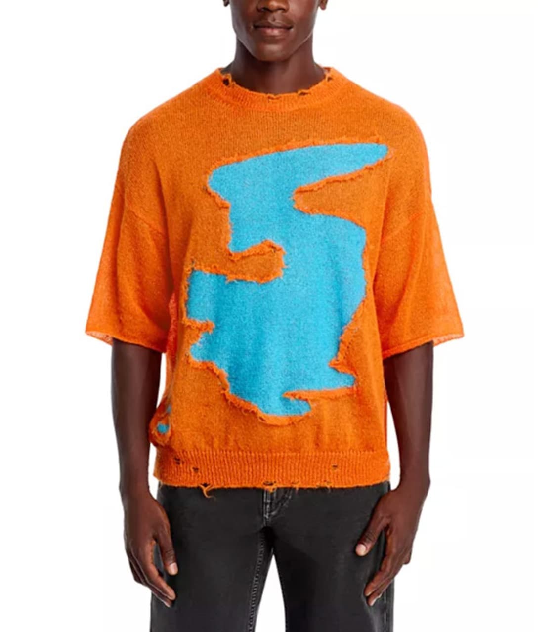 MM6 메종 마르지엘라 25SS 디스트로이드 모헤어 니트 상품이미지1