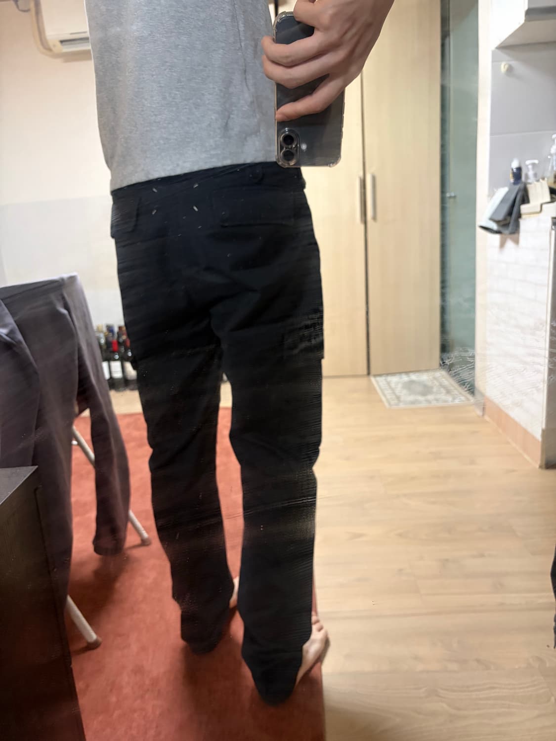 마르지엘라 블랙 카고팬츠 상품이미지4