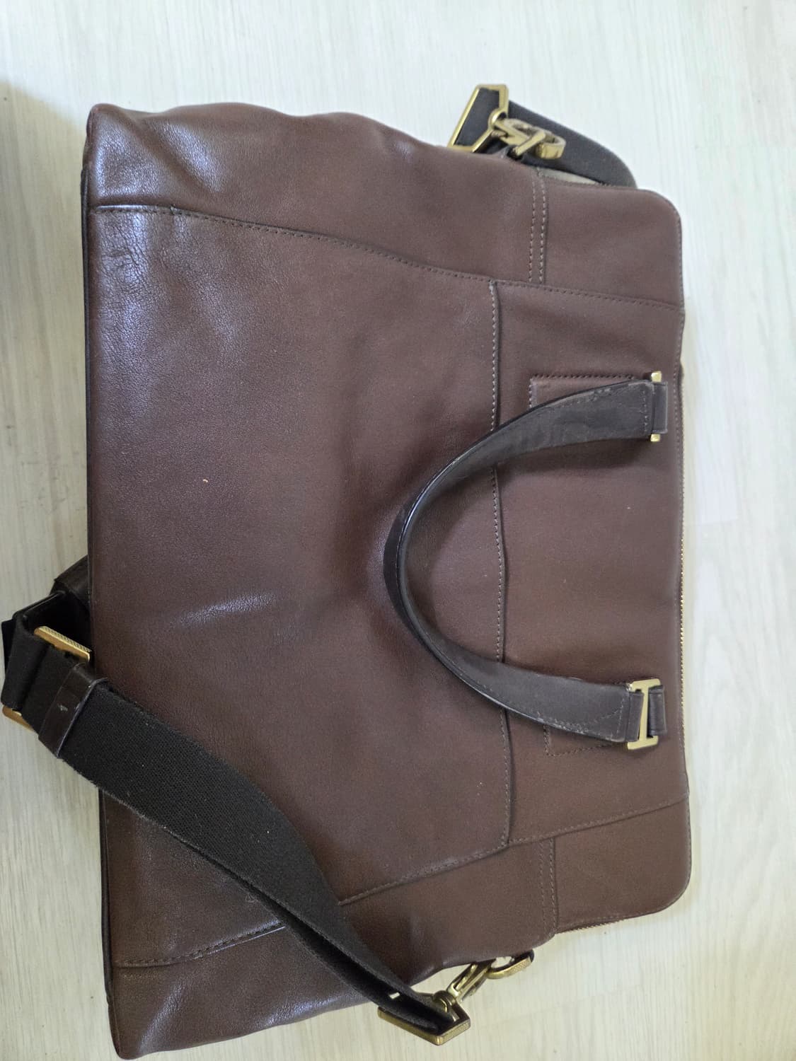 투미(TUMI) 비콘힐 슬림 랩탑 브리프투미 브라운 가죽 상품이미지6