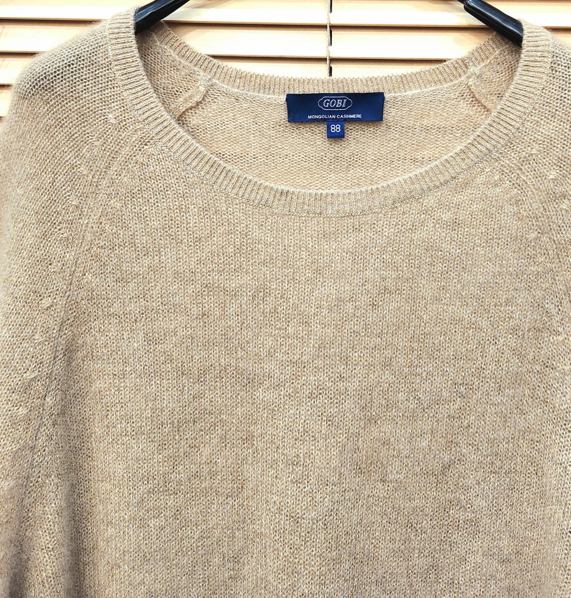 GOBI 캐시미어 니트 베이지 88사이즈 상품이미지2