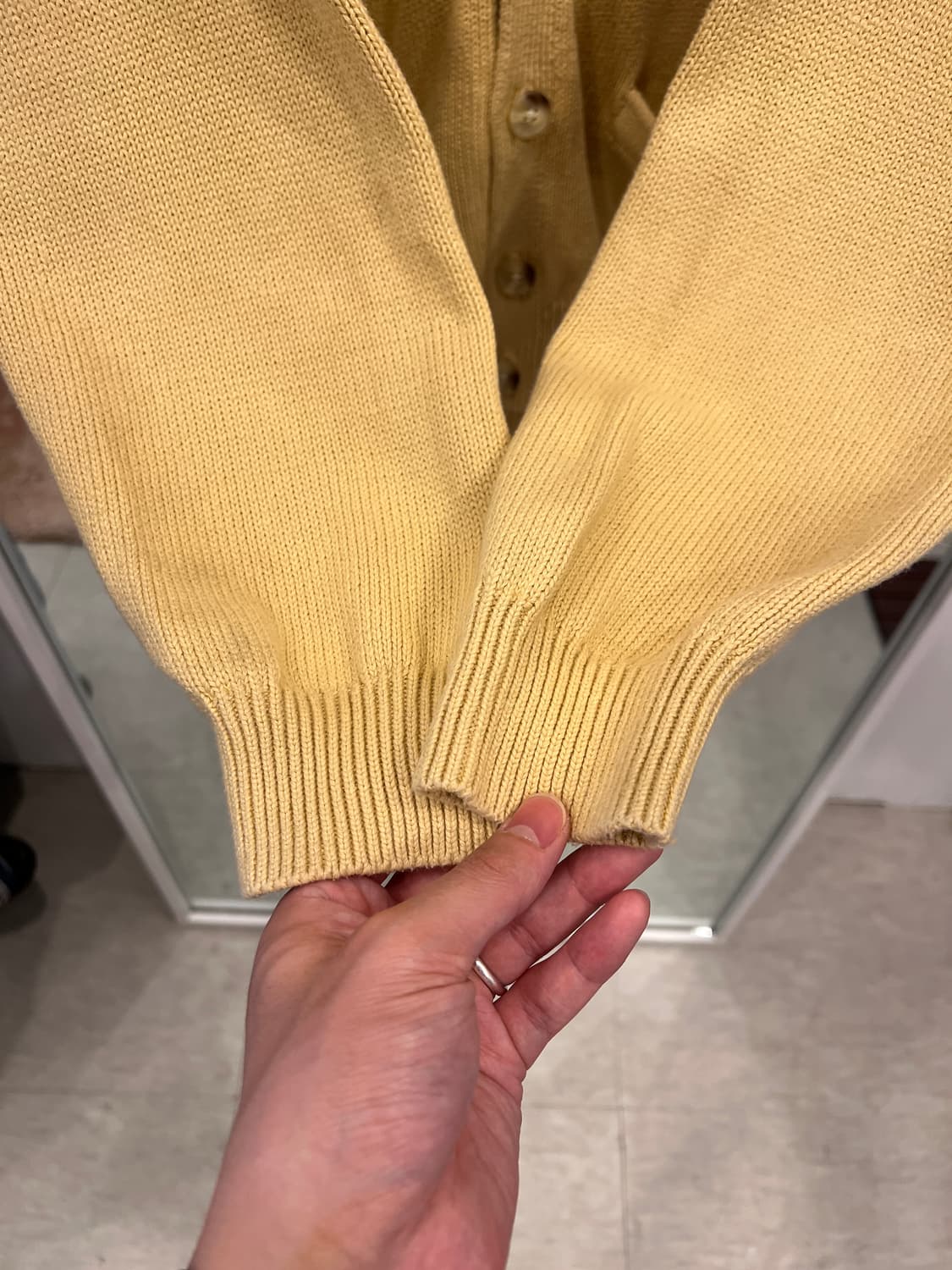 90s Uniqlo 올드 유니클로 포켓 가디건 상품이미지3