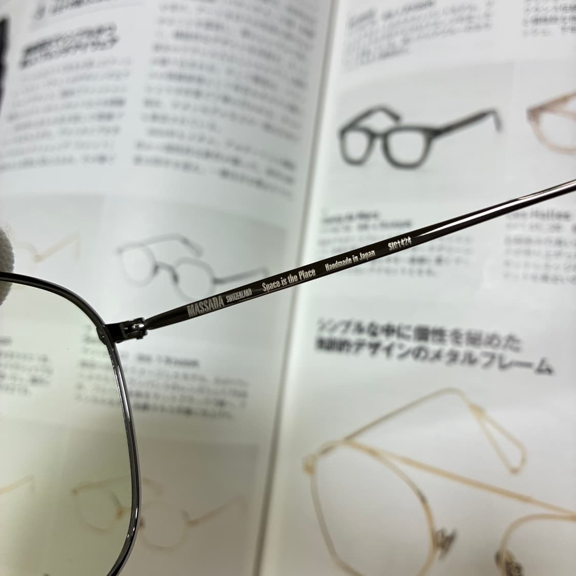 MASSADA 마싸다 티타늄 건실버 안경 상품이미지5
